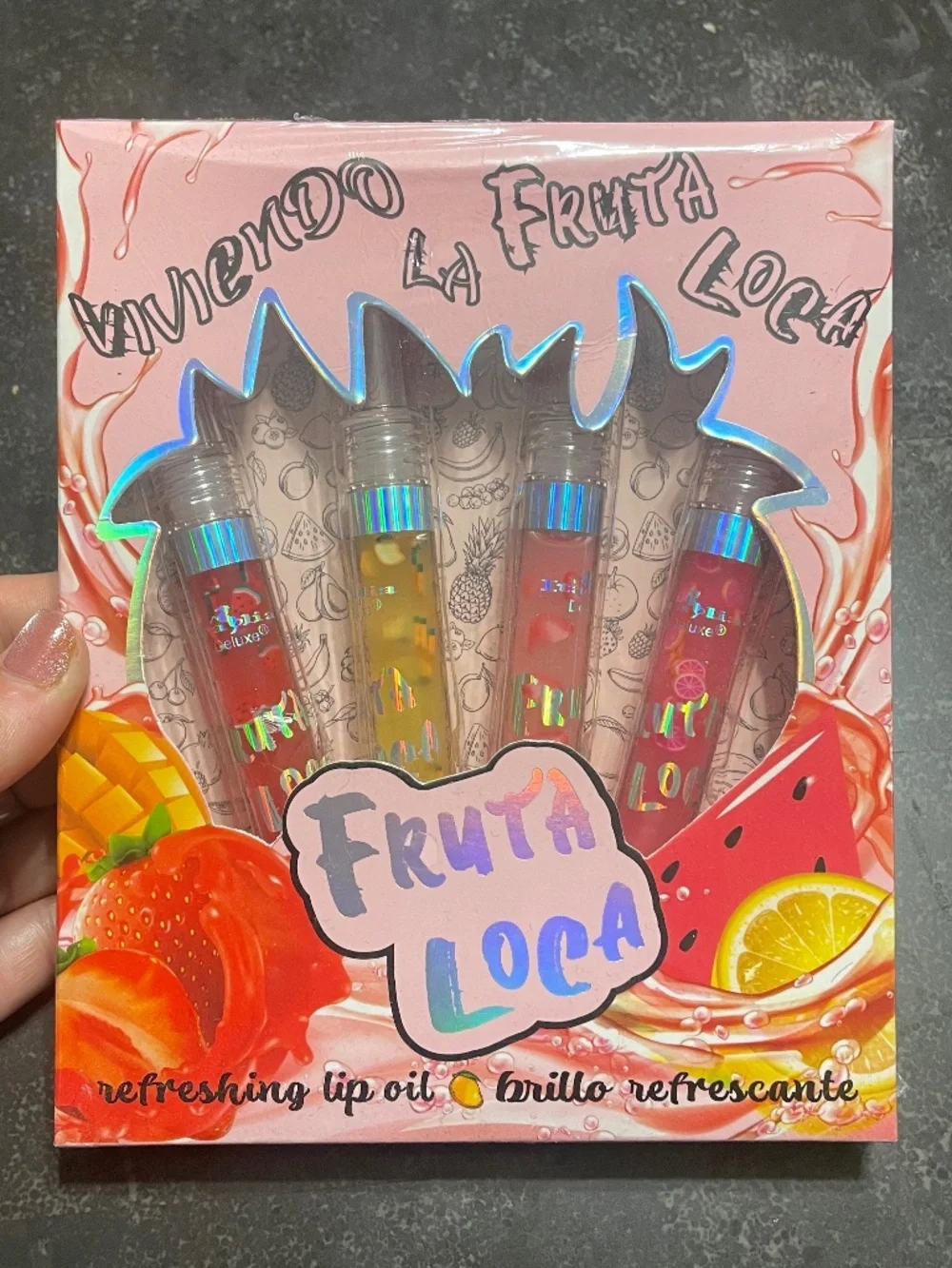 Italia Deluxe Fruta Loca Lip Oil 4-Piece Set